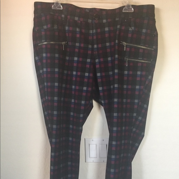 Torrid NWOT checked plaid pants - Picture 1 of 8